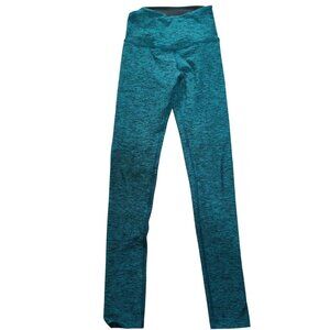 Beyond Yoga XS High Waist Teal Heather Leggings Made in USA Buttery Soft Stretch
